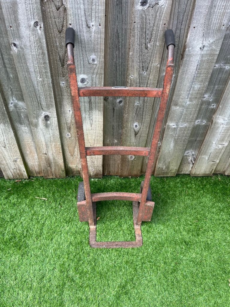 Vintage sack barrow Wessex Industries railway porters trolley