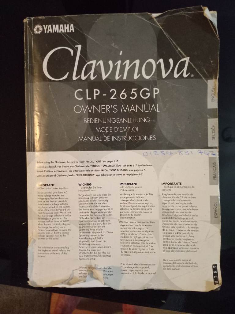 Piano Clavinova Yamaha CLP-265GP 