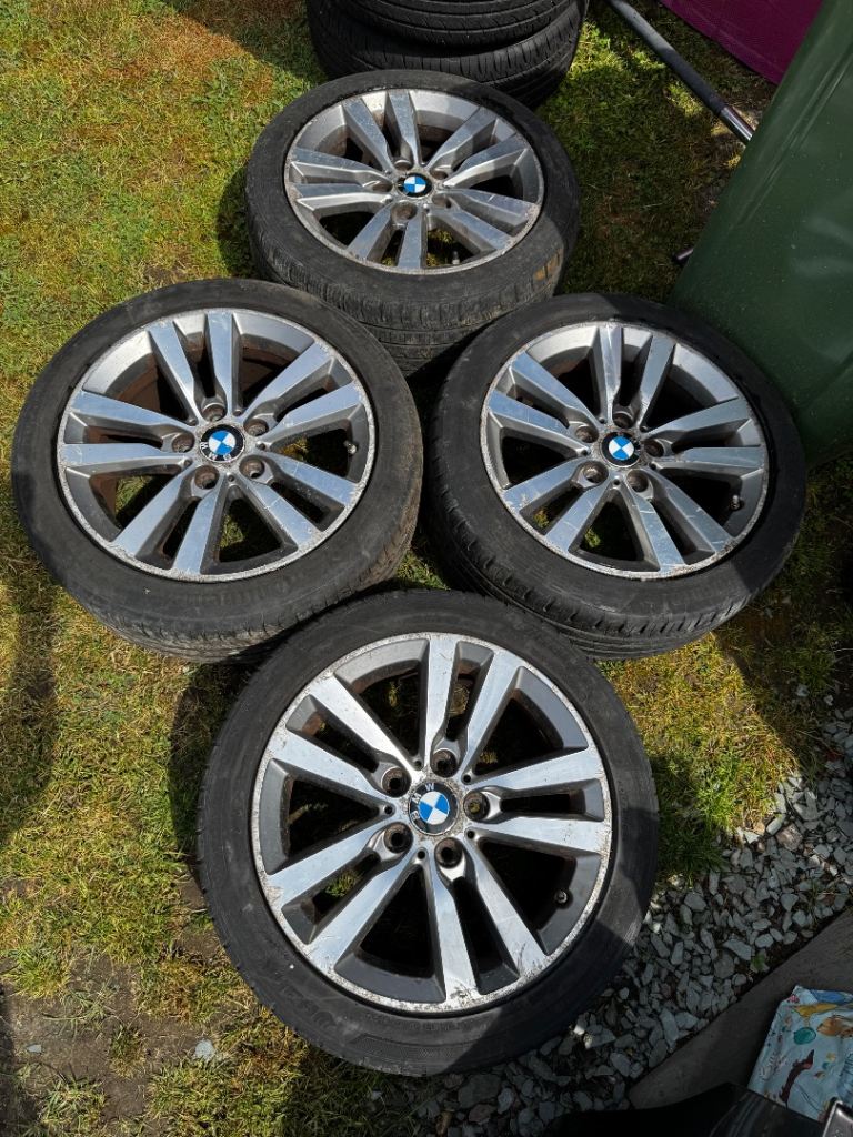 BMW F20 F21 1 series alloy wheels 17 alloys with tyres 