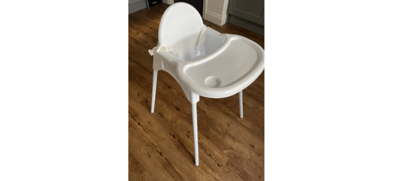 IKEA Antilop High Chair – White, Good Condition