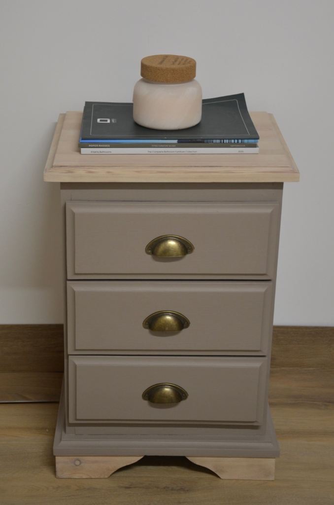 Newly refurbished/ upcycled bed side table