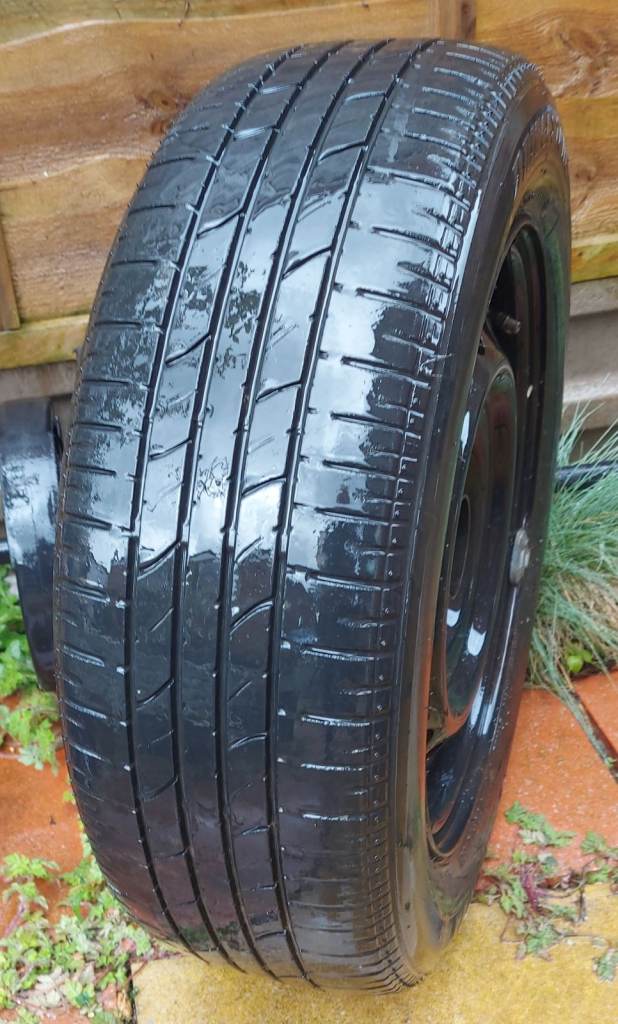 15" Mitsubishi steel wheel & tyre. FREE.