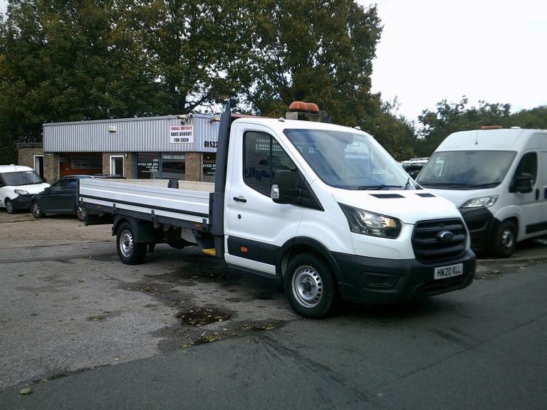 Ford Transit LWB DROPSIDE,2020,20 REG,WHITE,ONLY 135k,1 OWNER,VERY CLEAN VAN