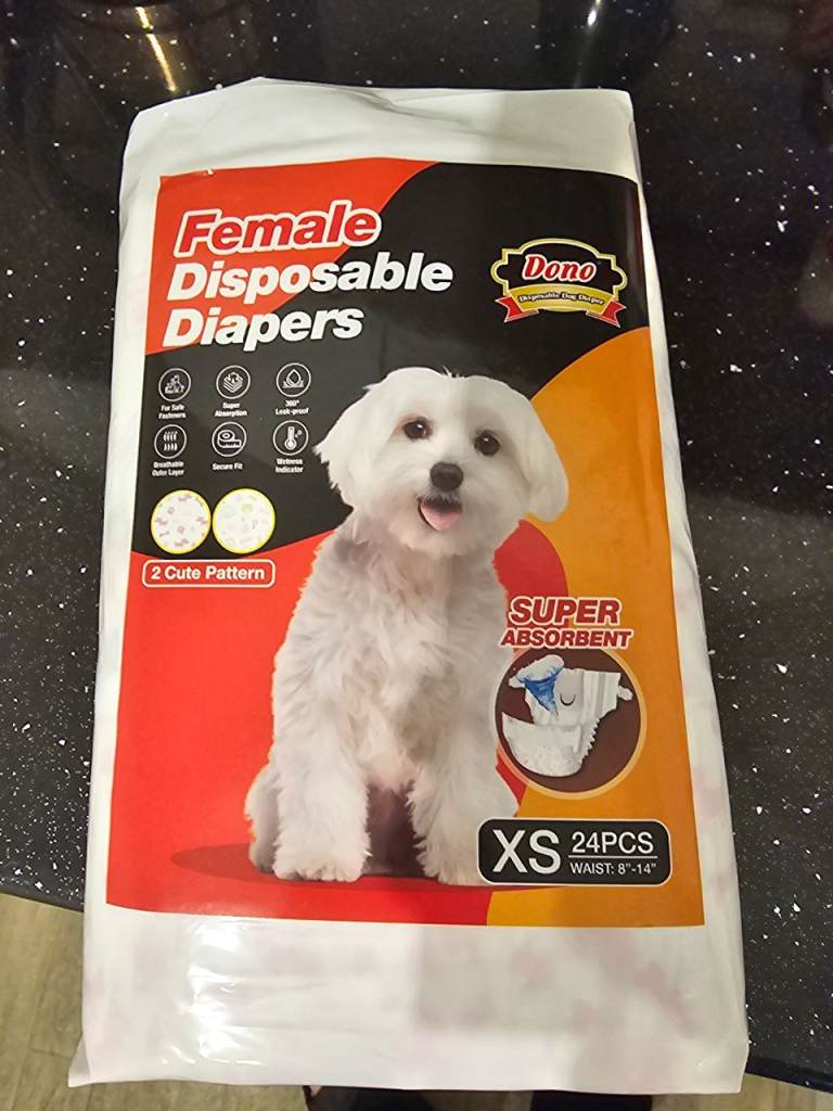 Dog/Cat Disposable Diapers XS size 