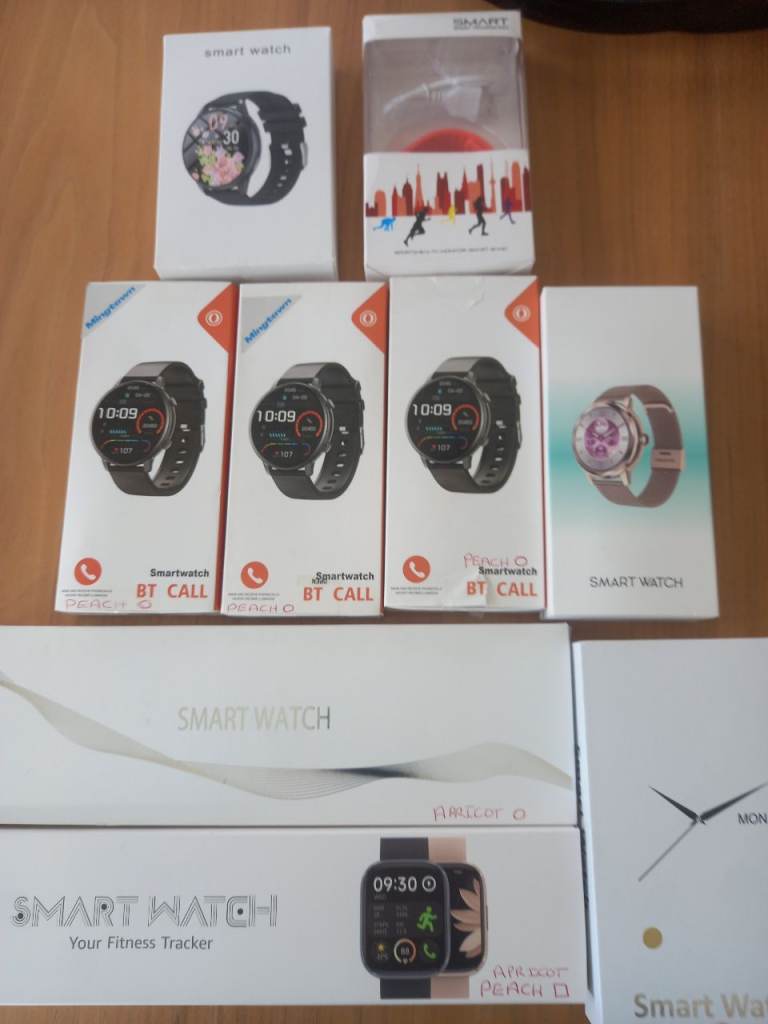 JOB LOT, 60 NEW SMART WATCHES, VARIOUS COLOURS AND STYLES