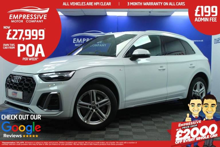 image for 2020 Audi Q5 2.0 TFSI 45 S line SUV 5dr Petrol S Tronic quattro Euro 6 (s/s) (265 ps) Petrol Auto...