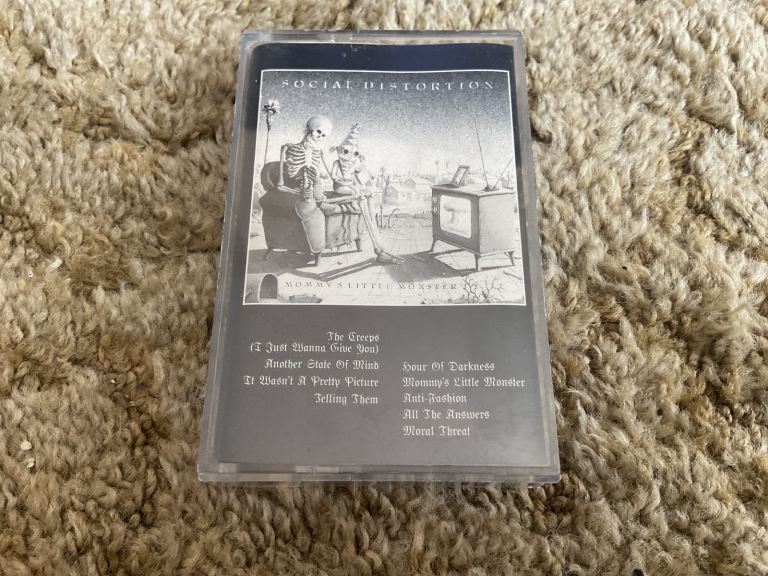SOCIAL DISTORTION - MOMMYS LITTLE MONSTER CASSETTE ROCK