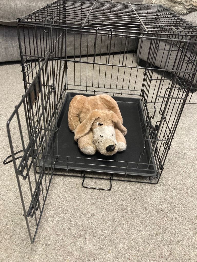 Medium Folding 2-door Dog Crate