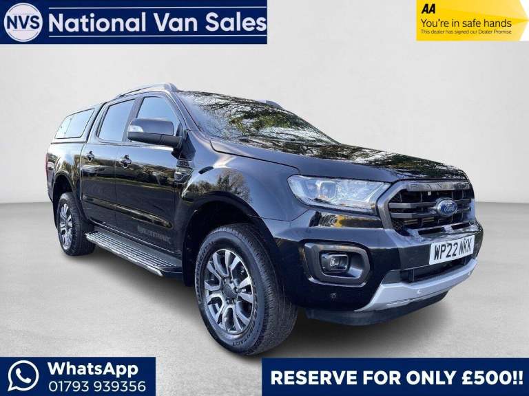 2022 Ford Ranger 2.0 EcoBlue Wildtrak Auto 4WD Euro 6 (s/s) 4dr PICK UP Diesel Automatic