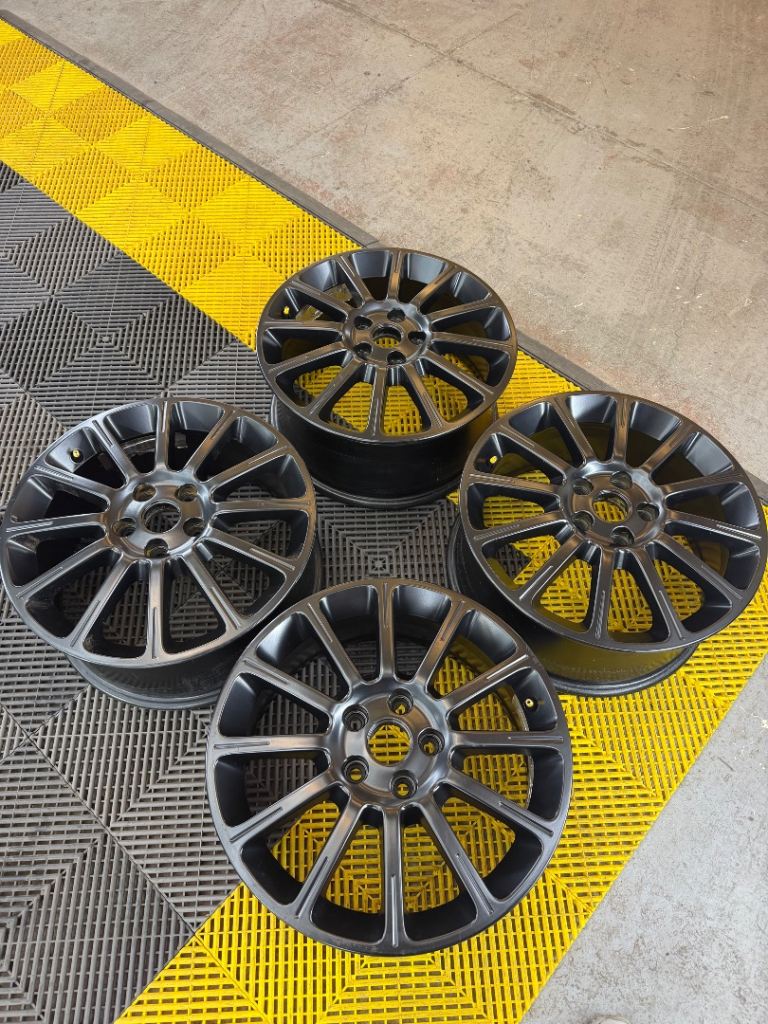 Set of Satin Black Renault Alloys 5*108 17”