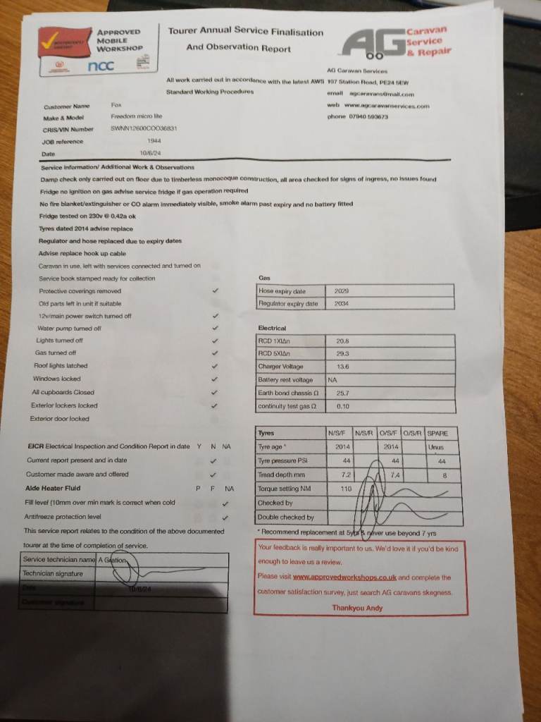 Freedom microlight caravan 2014