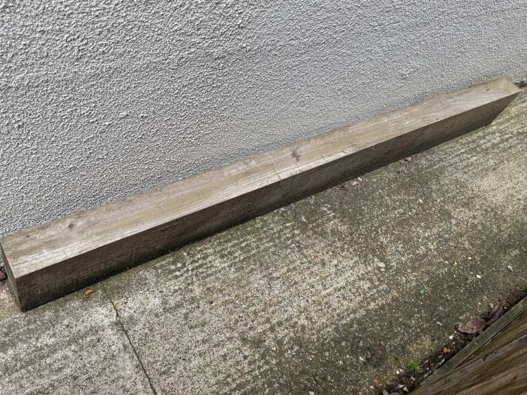 SOLD: Pair of wooden sleepers (2.4m)