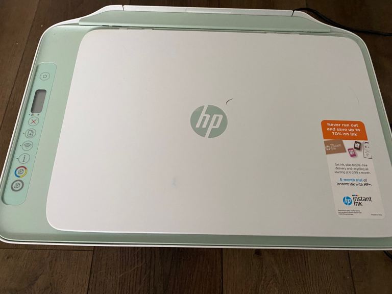 HP DeskJet 2722e Printer – White, As New Condition