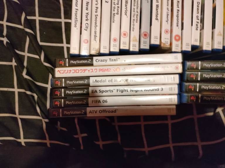 PS2 games all in box