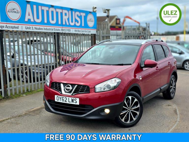 2012 Nissan Qashqai+2 2.0 N-Tec+ 5dr 4WD CVT HATCHBACK Petrol Automatic