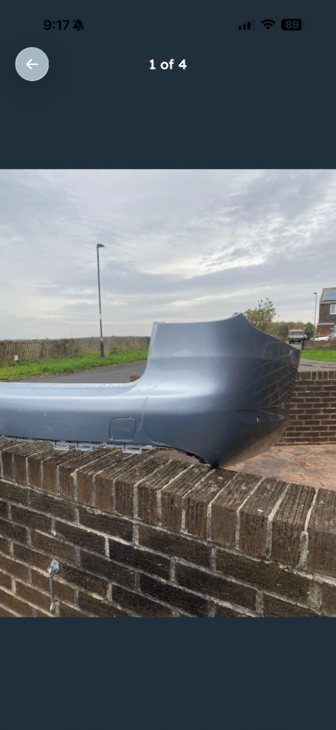 Mercedes rear bumper