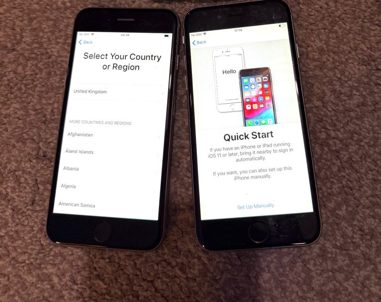 Two Apple IPhone 6 Space Grey