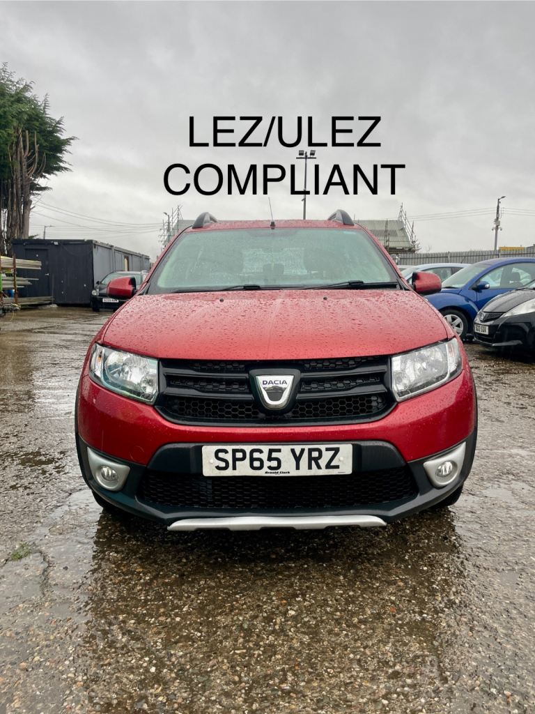 2015 DACIA SANDERO STEPWAY DCI 1.5 DIESEL, LEZ/ULEZ, £20/YEAR ROAD TAX, 1 OWNER.
