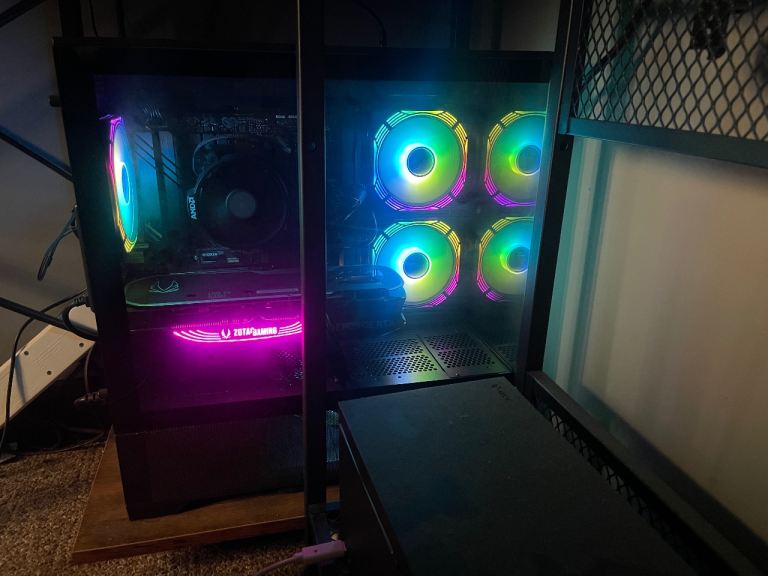 Gaming PC with Nvidia 4070ti Super 16GB, AMD Ryzen 7 5709x, 1TB Storage