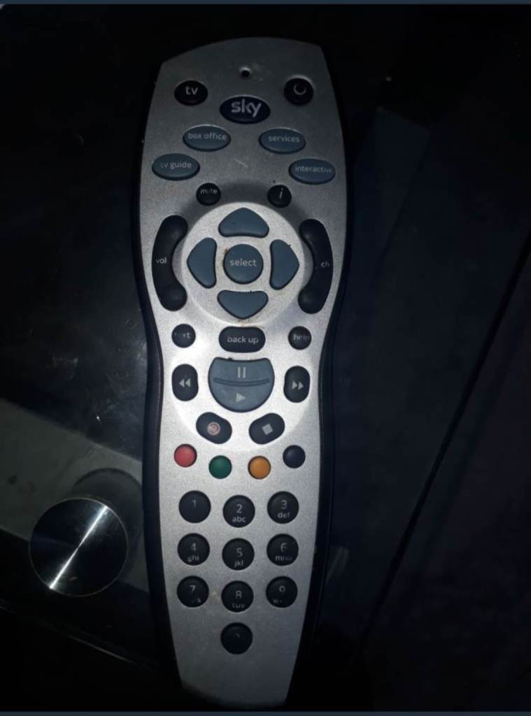 Sky tv remote 