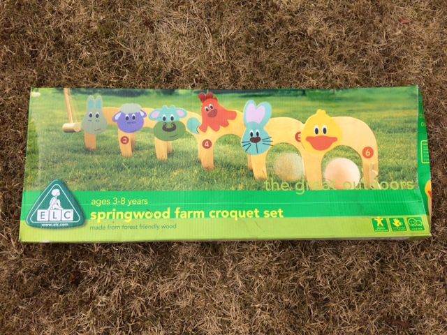 ELC Wood Farm Croquet Set- new and unopened- £6