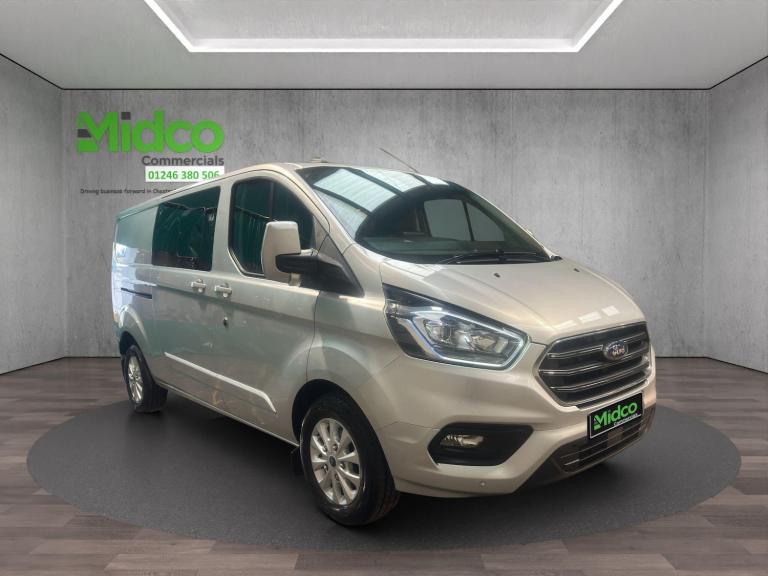 2022 Ford Transit Custom 2.0 320 EcoBlue Limited Crew Van Auto L2 H1 Euro 6 5dr PANEL VAN Diesel ...