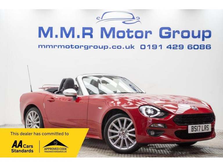 2017 Fiat 124 Spider 1.4 MultiAir Anniversary Euro 6 2dr Convertible Petrol Manual