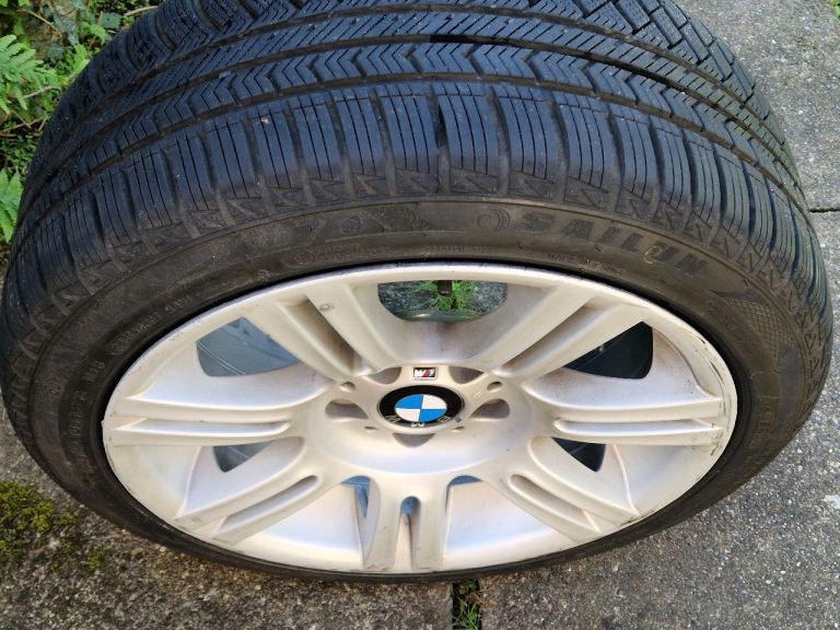 BMW 8036936 Double Spoke 194 Alloy Wheel with 7.95mm Tread 225/45 R17 Tyre ( Has Been Balanced )