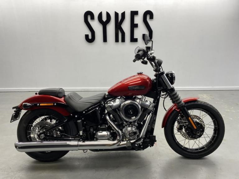 NEW 2026 Harley-Davidson FXBB Softail Street Bob 117 in Billiard Red