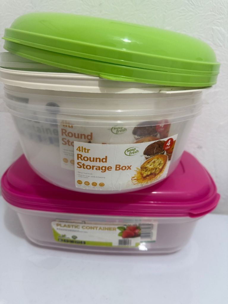 Round Keep fresh Storage Box 