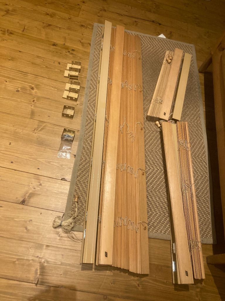 Wooden venetian blinds