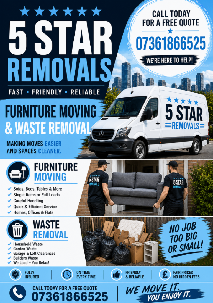 Home removal and waste collection West Midlands