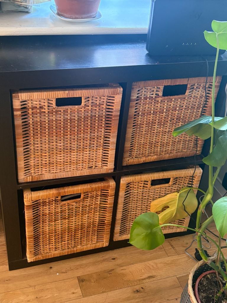 IKEA storage cupboard/ baskets