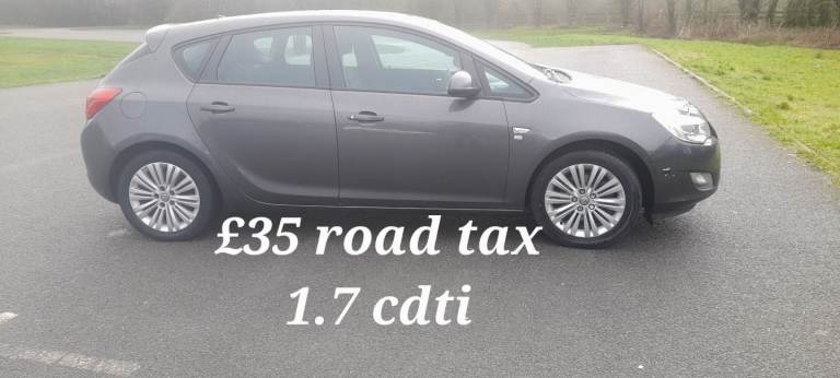 2011 astra 1.7 cdti. £35 yrs tax 