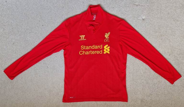 LFC LONG SLEEVE HOME SHIRT 2012/13