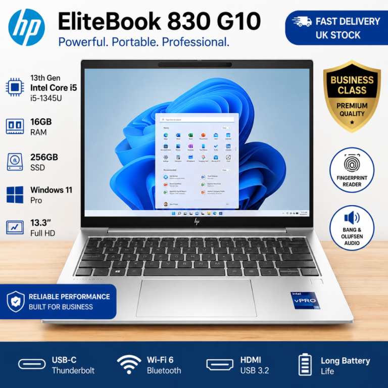 HP EliteBook 830 G10 Laptop i5 13generation 16GB RAM 256GB SSD