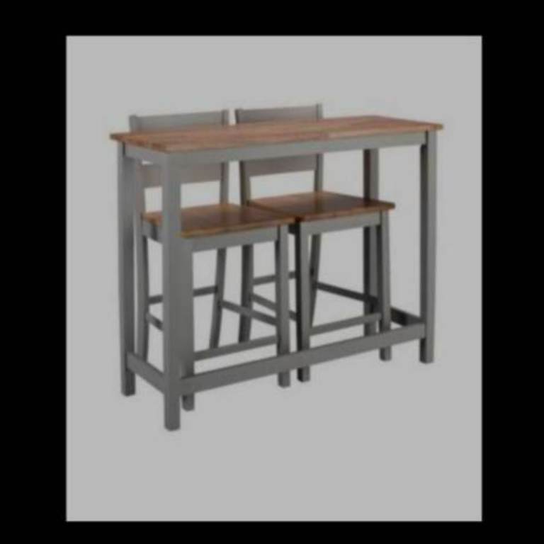 Breakfast bar + 2 x stools 