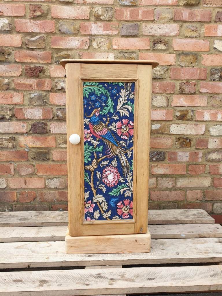 Antique Victorian Pine Bedside table Cabinet Side Table Lamp Stand bed cupboard