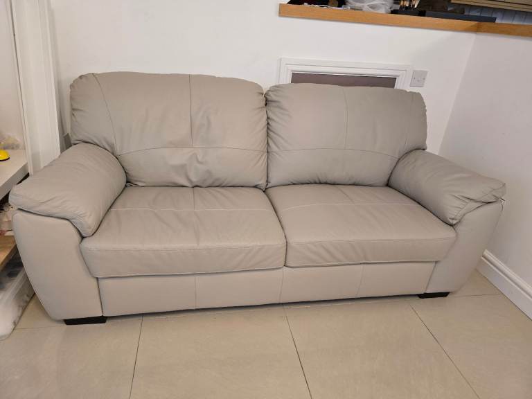 Milano Leather sofa and chair