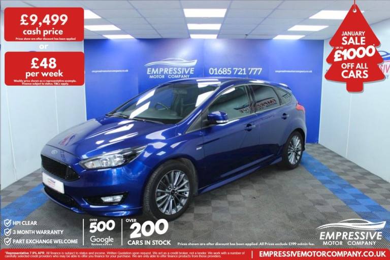 2018 68 FORD FOCUS 1.5 TDCI ST-LINE HATCHBACK 5DR DIESEL MANUAL EURO 6 (S/S) (12