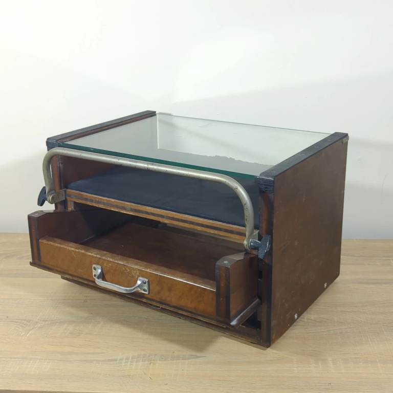Vintage Leica Leitz Wetzlar Enlarging Easel / Framing Box Glass Pressure Plate
