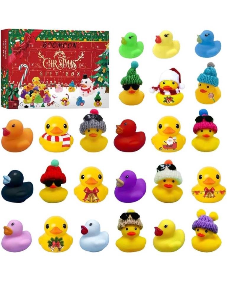 Bnib 24 windows advent calendar with rubber ducks