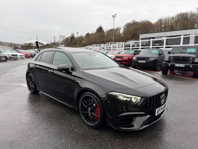 2024 74 MERCEDES A45 AMG S PLUS 8G-DCT 4Matic in Black one owner 6,500 miles