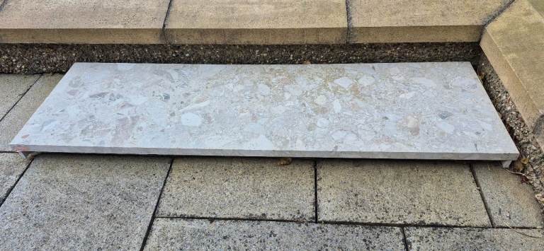 Solid marble slab