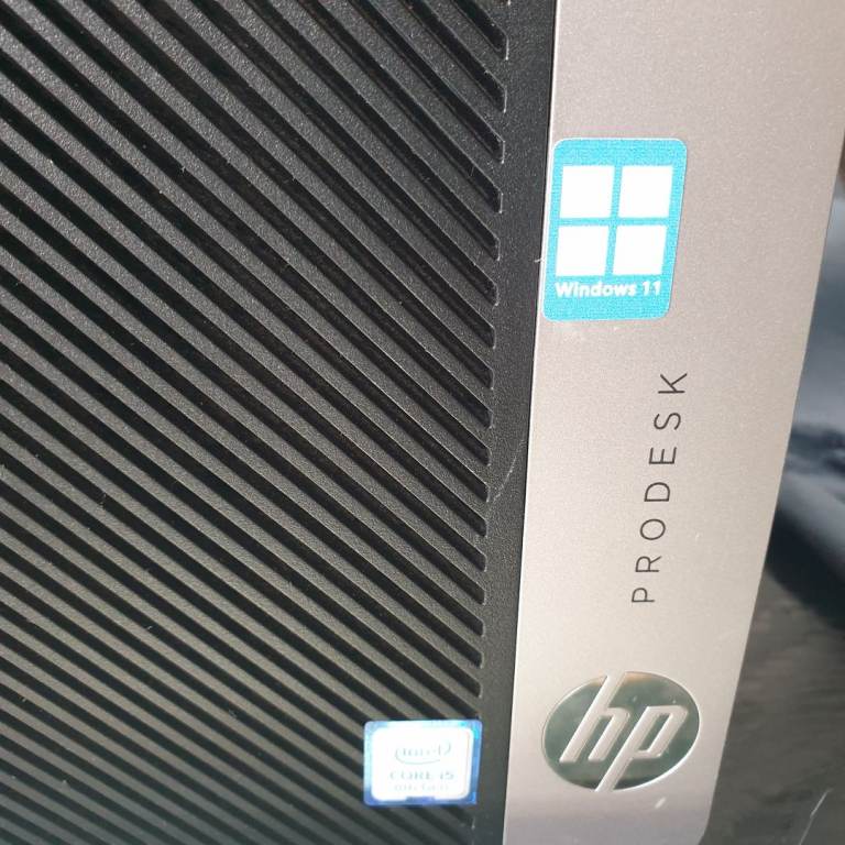 HP ProDesk Desktop Computer pc 16gb ddr4 i58500 processor windows 11 PRO 240gb ssd 1tb data drive
