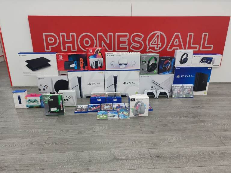 All gaming consoles etc in stock