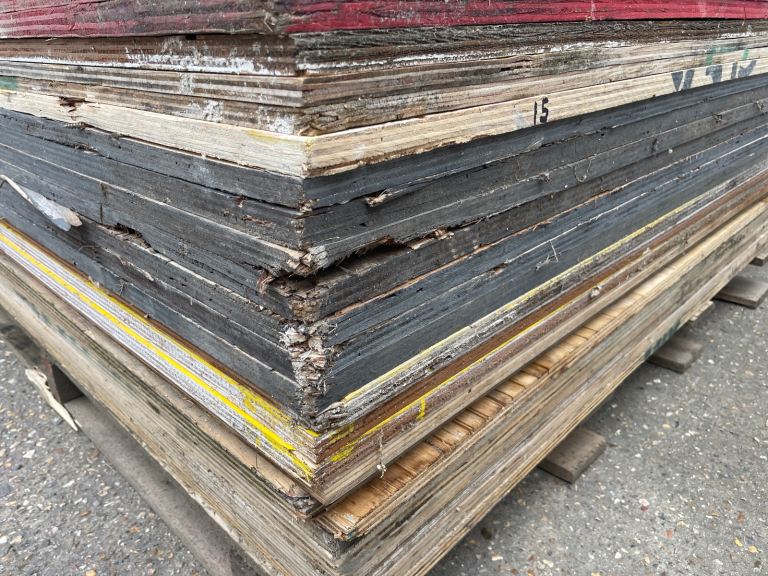 Used 18mm plywood sheets £15 each 