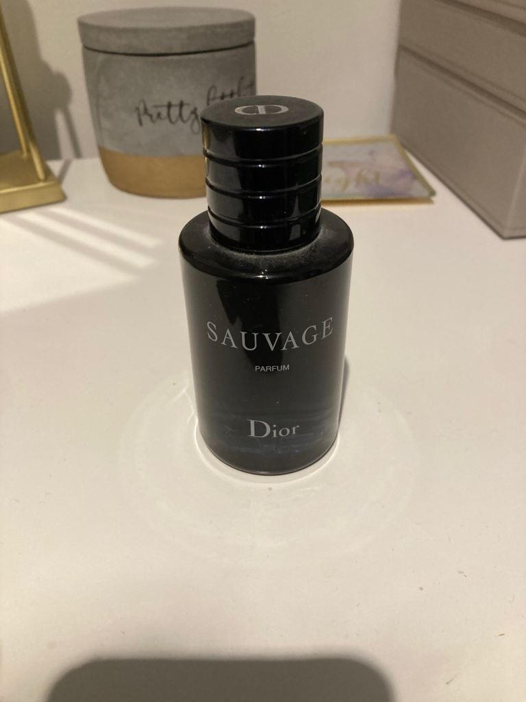 image for Christian Dior Sauvage, two thirds of a bottle....