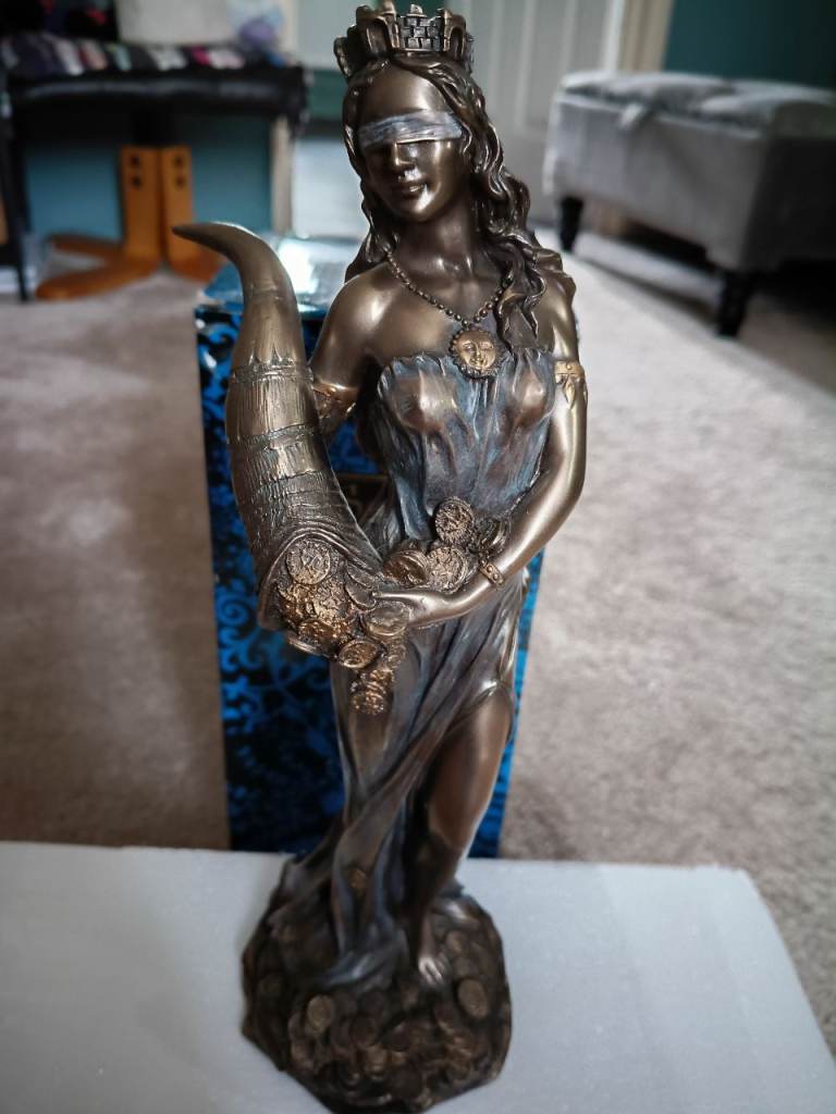 Fortuna figure/statue