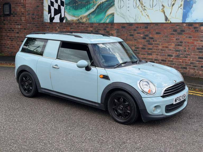 2013-62 Mini Clubvan One 1.6, NO VAT. FSH, AIR CON, PASEL BLUE